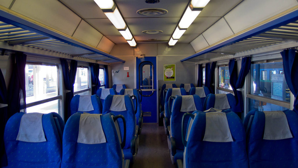 Interior italian Railways Train