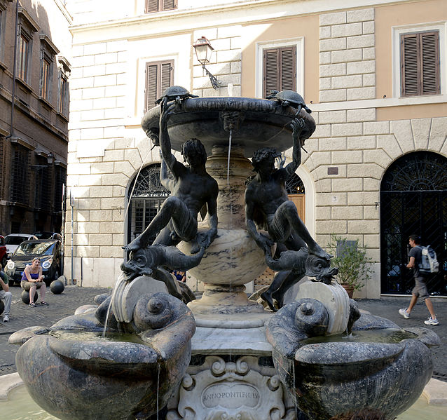 Turtle Fountain Rome Lazio Italy 