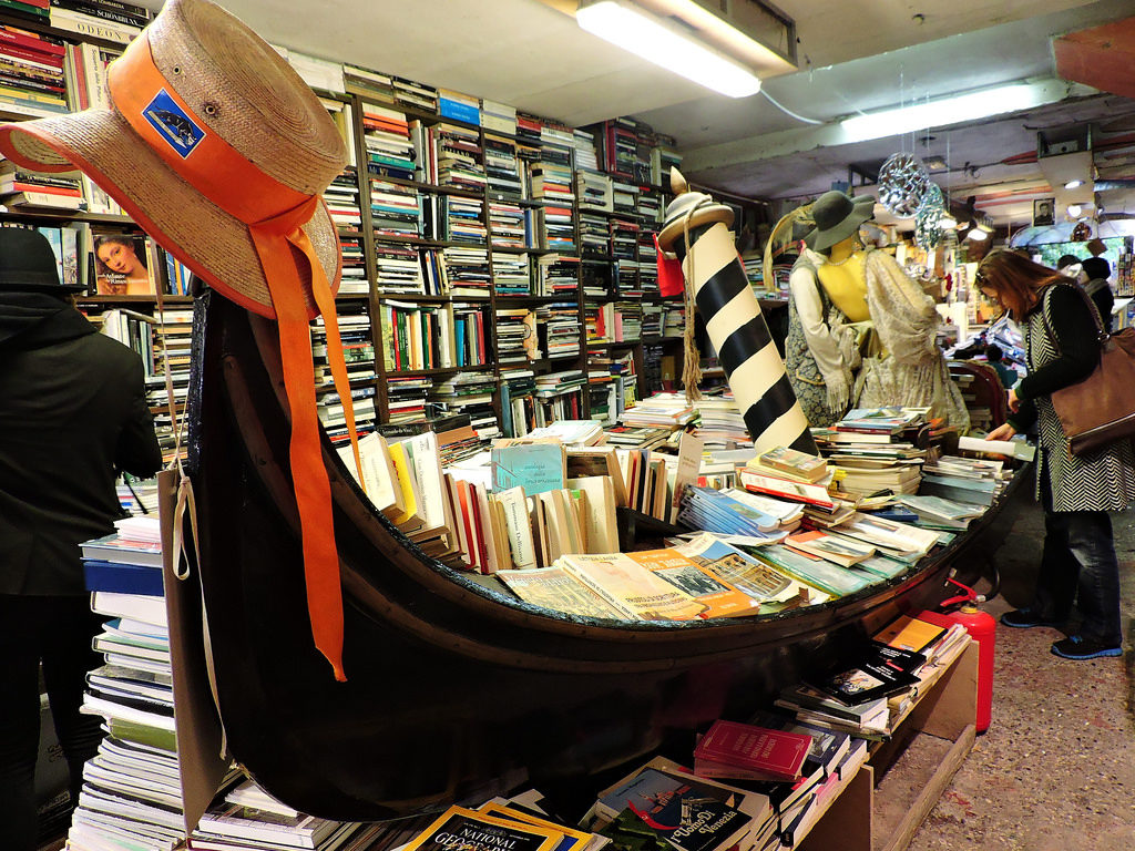 Libreria Acqua Alta, Venice, Italy