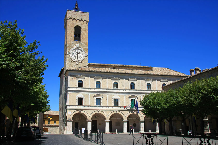 Cingoli Municipio, Macerata Cingoli,Le Marche villages, Italy