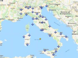 map of italian airports