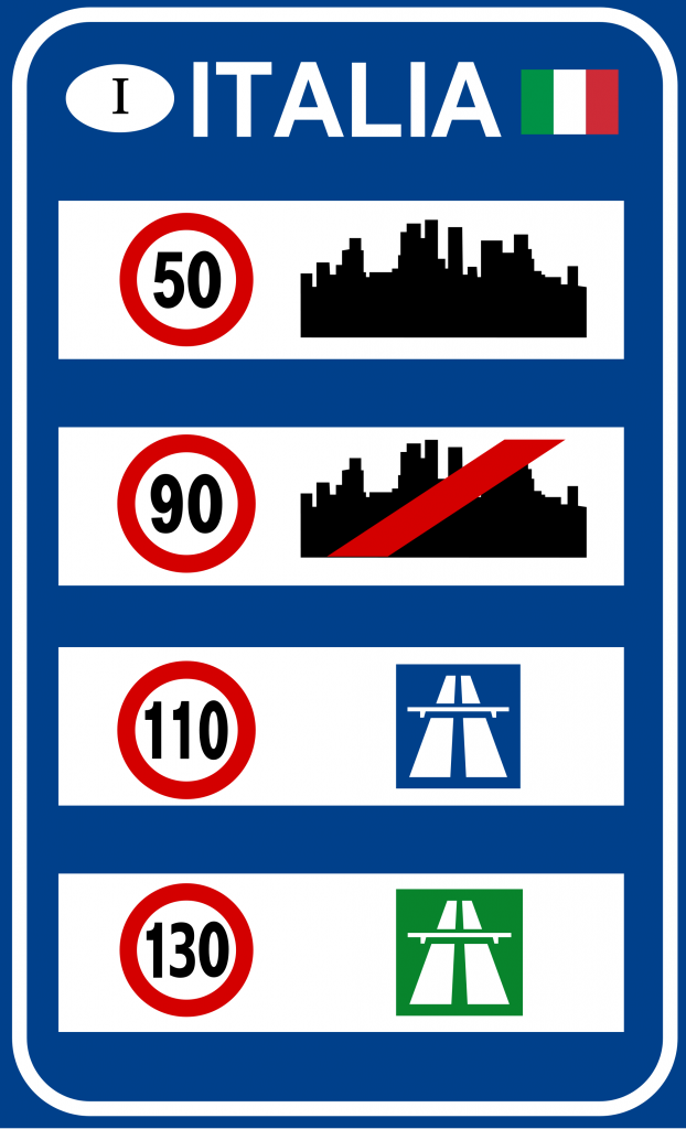 Italian speed limits