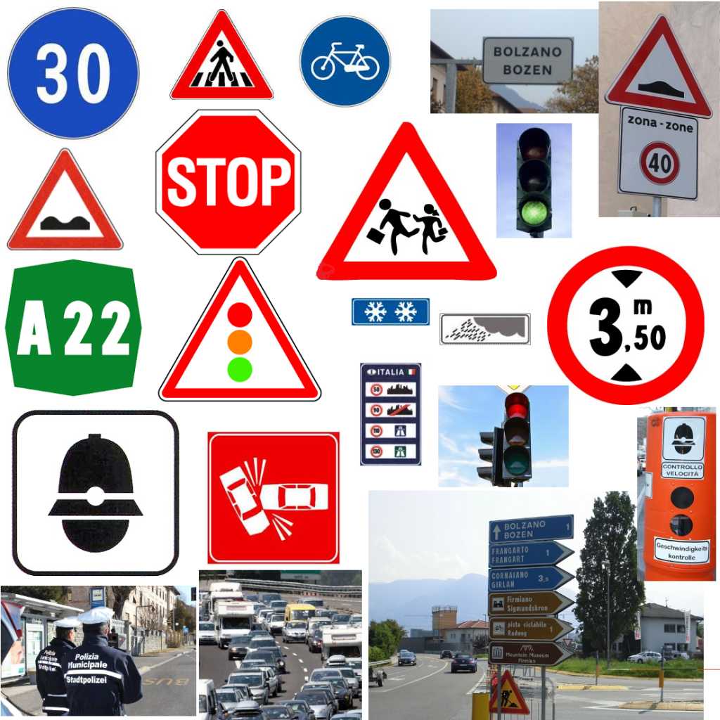 Italian road signs