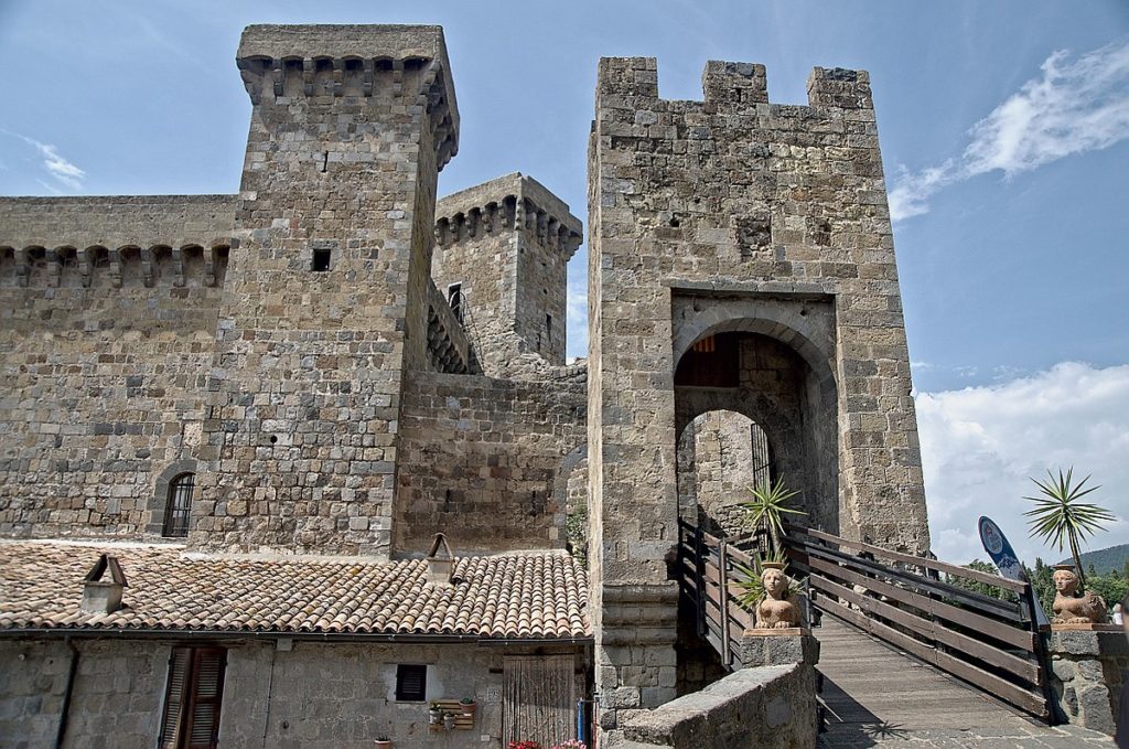 Bolsena Castle, lakeside