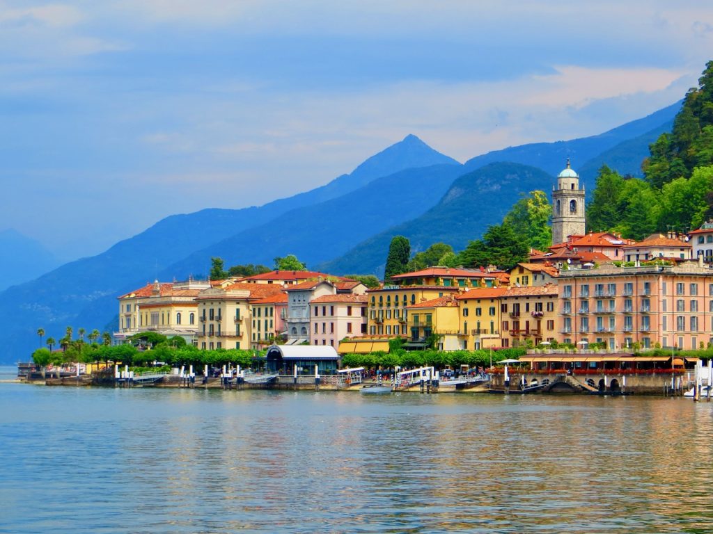 Lake, Como, Lombardy, Italy Lakeside