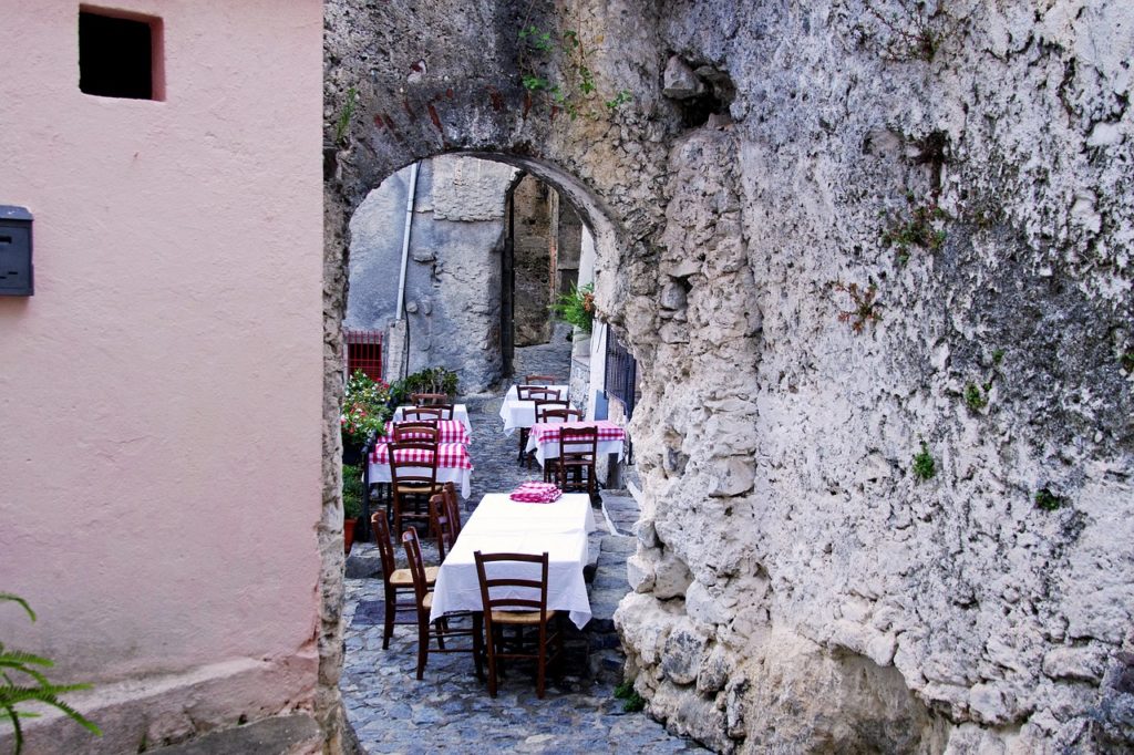 Osteria in Italy