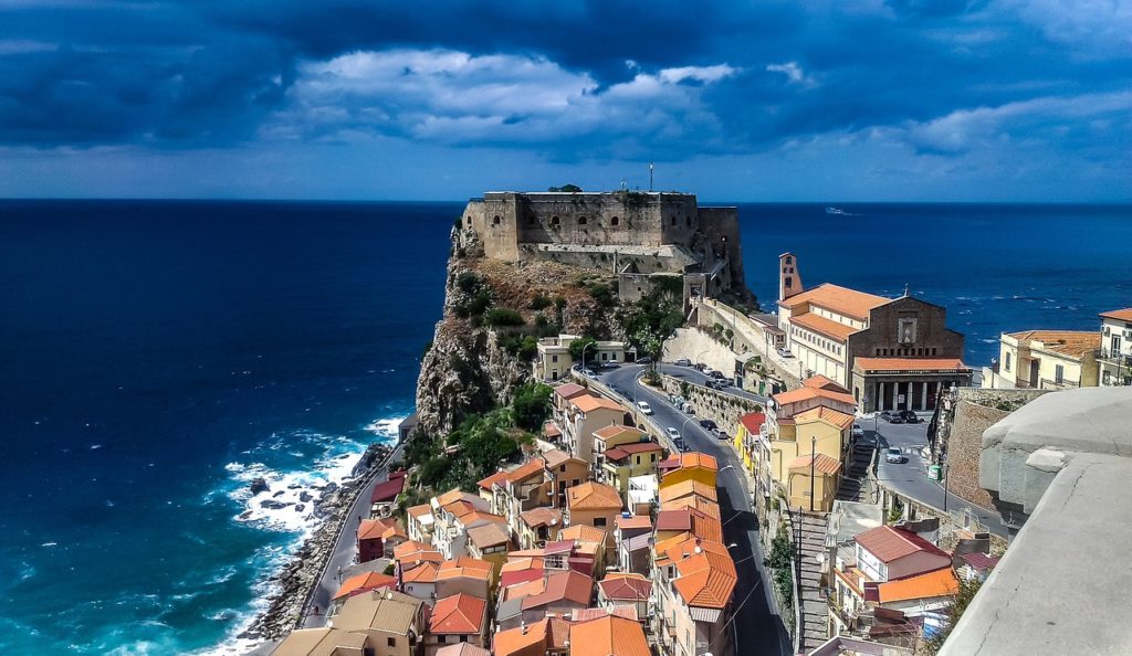 Sea, Calabria, Italy