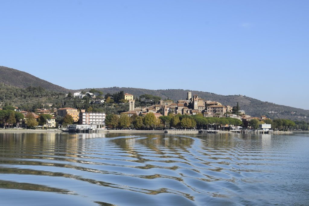 Lake Trasimeno, Umbria, Italy lakeside