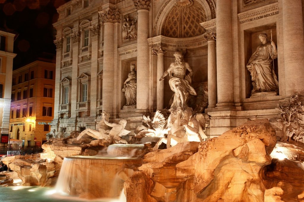 Trevi Fountain, Rome, Italy