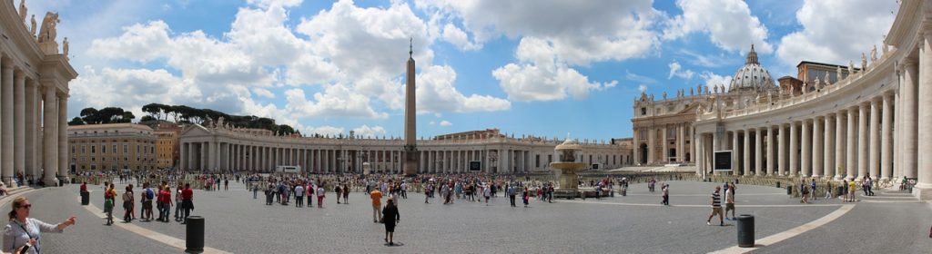 Easter in Vatican Rome Italy