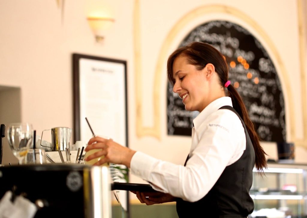 Italian Waitress