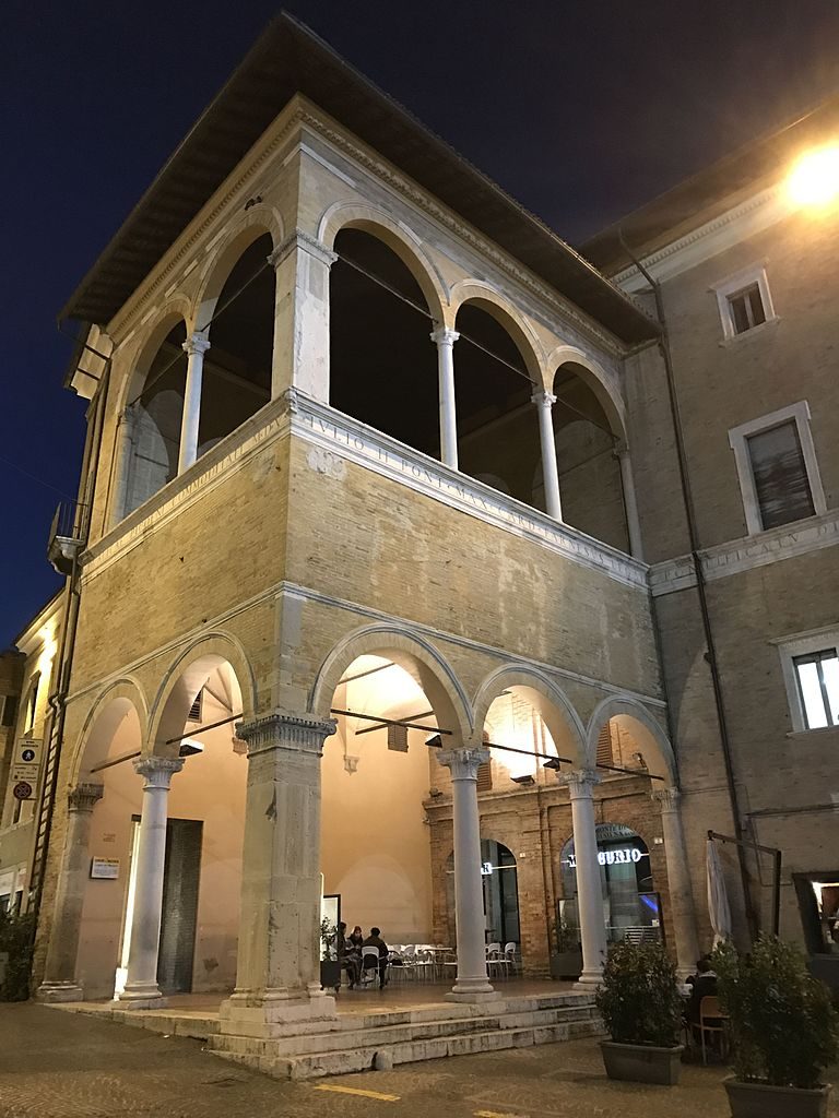 Loggia dei mercanti, Macerata, Marches, Italy