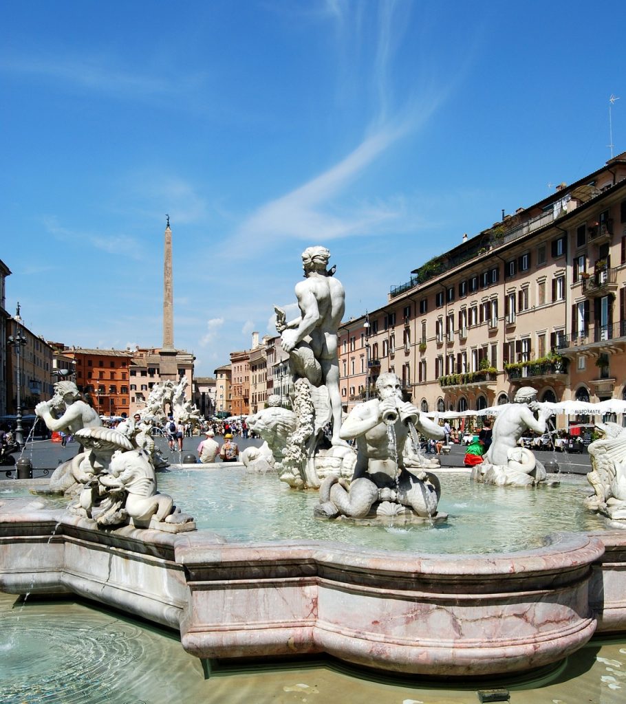Italian Piazzas - Piazza Navona, Rome, Lazio