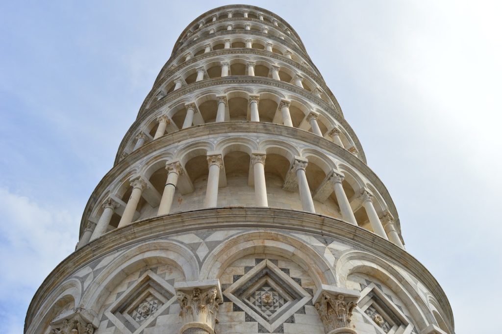 Pisa leaning tower, Tuscany, Italy