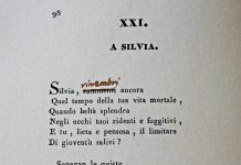 alt="A Silvia by Giacomo Leopardi"